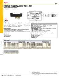 Thumbnail of document Data Sheet - Series SVT Solenoid Valve Enclosure w/Timer